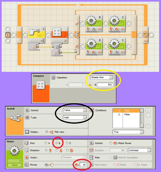 Dise�o de un siguelineas y final de carrera IR para LEGO Mindstorm NXT